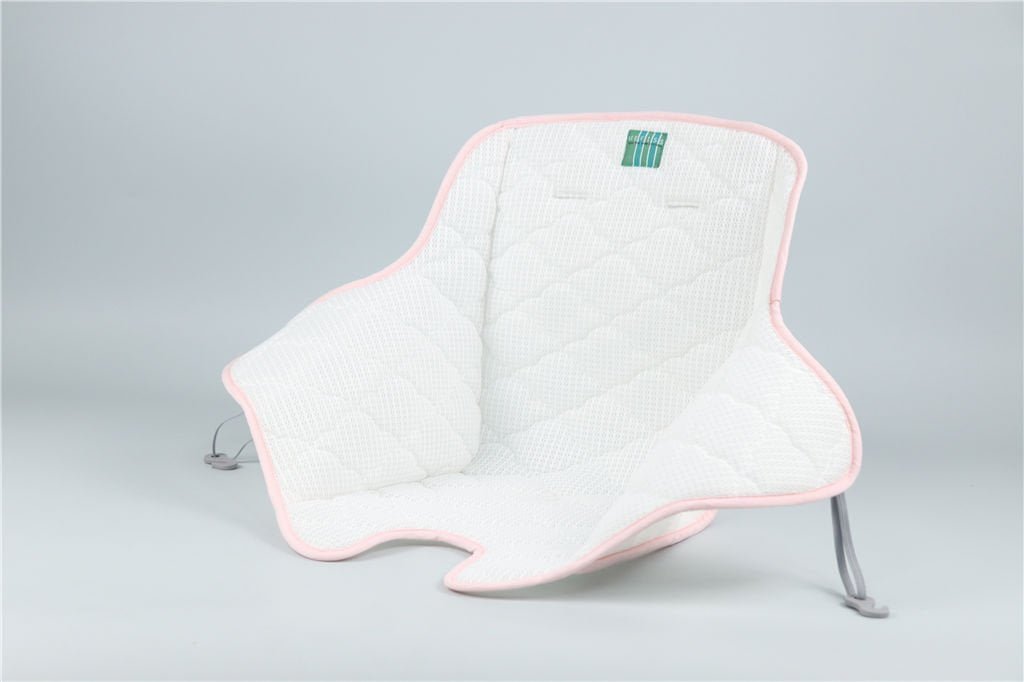 Baby stroller liner made from upcycled spacer mesh fabric