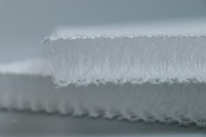 spacer mesh fabric face spacer yarn and bottom layer structure