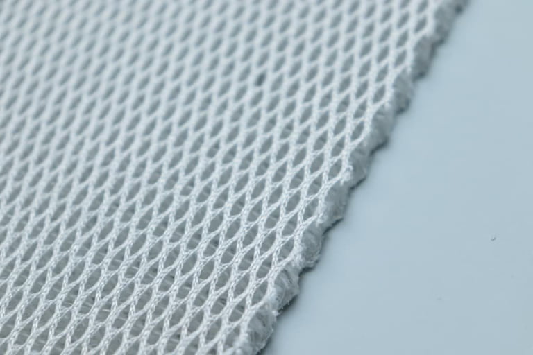 3D mesh fabric T2S-6M in light grey