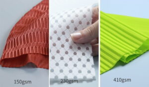 lightweight medium and high GSM spacer mesh fabric comparison