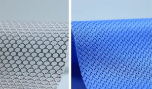 open mesh vs dense spacer mesh fabric structure
