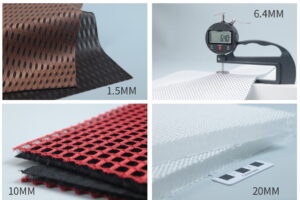 spacer mesh thickness guide from 1.5mm to 20mm